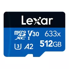 Tarjeta De Memoria Lexar Lsdmi512bb-633a High-performance 633x Con Adaptador Sd 512gb