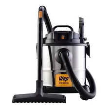 Aspirador De Pó Wap Gtw Inox 20l, Preto E Amarelo 220v