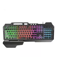 Teclado Gamer Imice Gk-700 Qwerty Rgb Ingles Con Reposa Mano