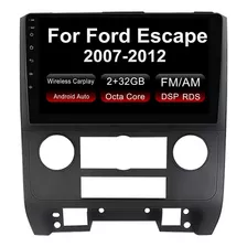 Estreo De Radio De Coche Android 11 Para Ford Escape 2007-20