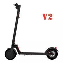 Scooter Electrico Patin Gotrax Glx V2 Plegable 8.5 Neumatica Color Negro