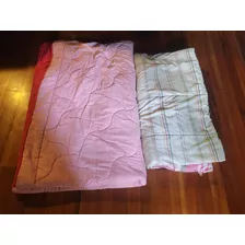 2 Acolchados Reversibles De 2 Plazas Chicas