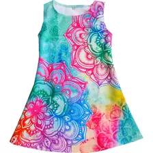 Vestidos Tipo Bata Con Perlas Mandalas - Mc