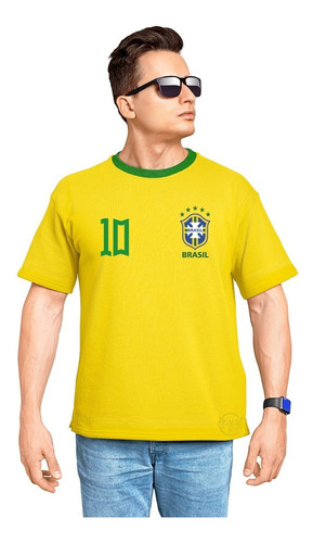 Camiseta Seleção Brasileira Brasil Copa Do Mundo - Torcedor