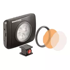 Lámpara Led Negra Manfrotto Mlumiepl-bk Lumimuse De 3 Leds