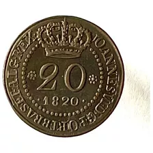 20 Reis - 1820 - P/moçambique , São Tomé E Príncipe (536)