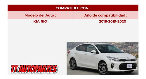 Tolva Salpicadera Kia Rio 2018-18-2019-19-2020-20 Ore Foto 3