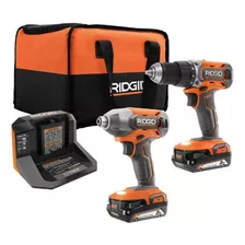 Ridgid Combo Taladro Y Atornillador 18v