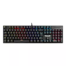 Teclado Mecanico Gamer Tgt Sherman V2, Rainbow Abnt2 S/ Azul