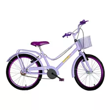 Bicicleta Infantil Brisa Monark Aro 20 Violeta