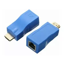 Extensor Hdmi A Hdmi 30m Decuado Para Cable Cat6 Rj45 1080p