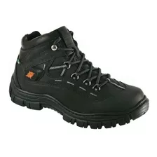 Botina Bota Masculina Adventure Trekking Couro Azimute 602