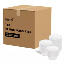 Fp-p100-pp 1 Oz. Pp Portion Cups - Transparente (caja De 250