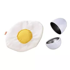 Haba Biofino Soft Fabric Fried Egg In Metal Shell Lavabl