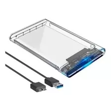 Case Hd 2.5 E Sata Ssd Usb 3.0 Transparente Gaveta Para Hd