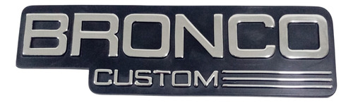 Emblema Bronco Custom Lateral Autoadhesivo Para Ford Bronco. Foto 2