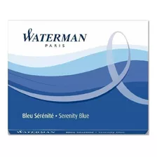 Cartuchos De Tinta Waterman Caja X8 Unid.azul