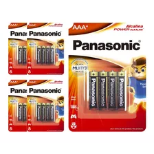 20 Pilhas Alcalinas Aaa Panasonic (5 Cartelas)