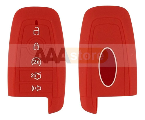 Funda Silicon Protector Llave Ford 2020 5 Botones Foto 2