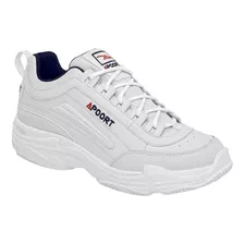 Tenis Chunky Apoort D31 Para Hombre Color Blanco E6