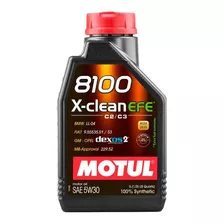 Oleo De Motor Motul 8100 X-clean Efe 5w30 1l 100% Sintetico