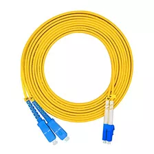 Cable De Fibra Óptica Monomodo Dúplex Lc Sc De 5 Metr...