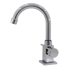 Torneira Quadrada Metal Lavabo Banheiro Modelo U 1/4 Volta