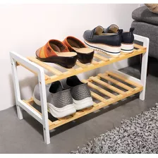 Zapatero De 2 Niveles - Organizador De Zapatos Madera Essenz