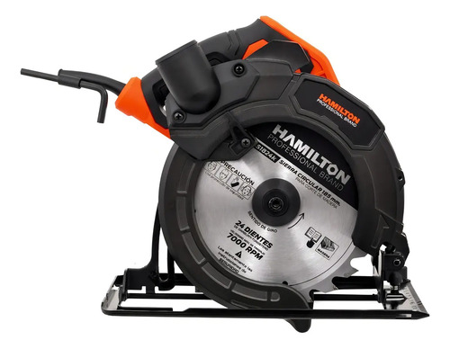 Sierra Circular Eléctrica 1500w 5500rpm - Hamilton Hsc001 50/60 Hz