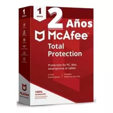 Antuvirus Macafffe Total Protection 5pc /-2-años.