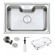 Cuba Kameel Sobrepor Embutir Funda Aço Inox Escovado Arell