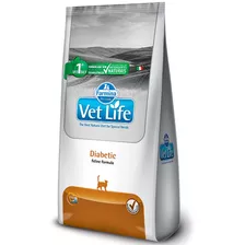 Alimento Vet Life Natural Feline Diabetic Paragato Adulto En Bolsa De 2kg