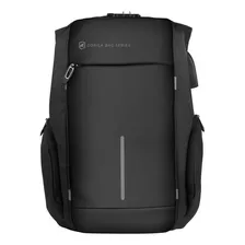 Mochila Locker Com Antifurto E Porta Capacete - Gshield Cor Preto Desenho Do Tecido Liso