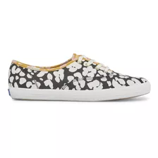 Zapatilla Mujer Champion Floral Negro Keds