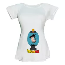 Blusa Para Embarazo Ranglan - Dragon Ball Diseños De Goku