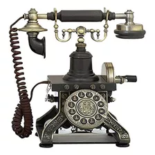 Teléfono Deco 79 De Latón Que Funciona De Estilo Vintage Con