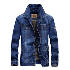 Chaqueta De Jeans Para Hombre, Abrigo De Talla Grande