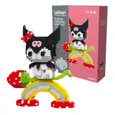 Kuromi Hello Kitty Sanrio Set Bloques Armables 3d Kawaii Cantidad De Piezas 1567