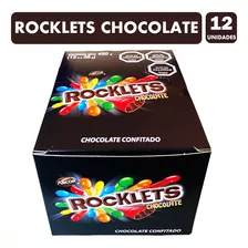Rocklets Chocolate De Arcor - Chocolate Confitado (caja 12u)