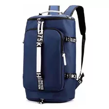 Maleta Deportiva Casual Mochila Viaje Calidad Backpack Mtr Color Azul Diseño De La Tela Impermeable