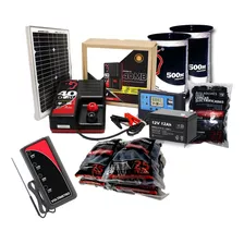 Cerco Electrico 40km Kit Solar 2 Poliwire +voltimetro Gratis