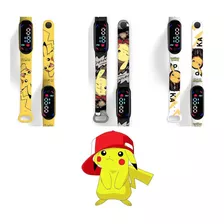 Relógio Digital Led Pokémon - Presente P/ Criança - 3 Cores
