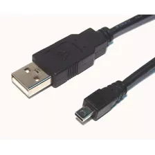 Cable Usb Para Panasonic Lumix Dmc-ts25, Negro/8 Pines