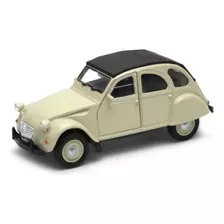 Welly 1:34 Citroen 2cv (soft Top) Crema 43625h-cw