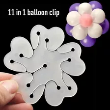 12 Suporte Clip Balão Látex Flor Parede Decoração Festa Ar