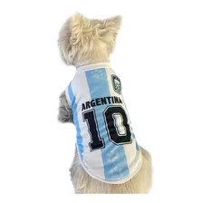 Remera Camiseta Argentina Perro Selección Mundial Xl