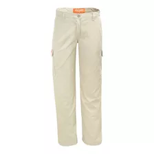 Pantalon Cargo S/pinzas T.corto Blos .c/ Fuelle Aire Libre