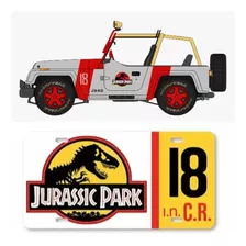 Placa Patente Jeep Jurassic Park 