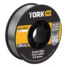 Arame Para Solda Mig Uso Sem Gás 0.8mm Rolo De 5 Kg