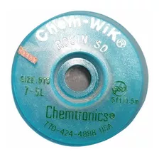 Malla Chemtronics 7 - 5ft Chem-wik Verde - Rosin Sd 